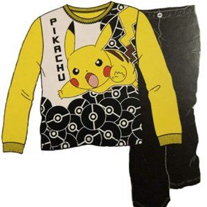Pokemon Long Sleeve 2-Piece PJ Set Size 4 NEW